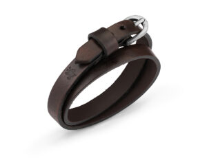 Fotografia produktowa, packshot bransoletki męskiej skórzanej