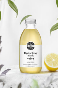 Fotografia reklamowa kosmetyków olejek myjący