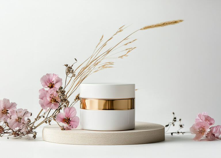 Aranżacja kremu do twarzy