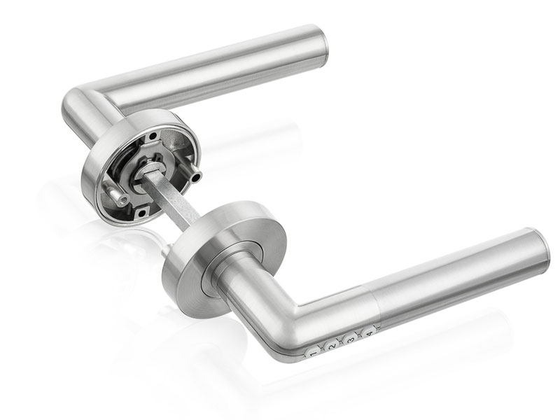 packshot klamki do drzwi z kodem