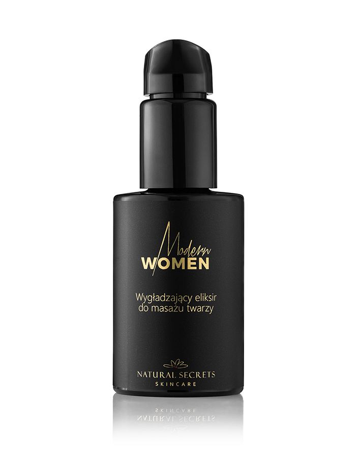 Packshot kosmetyków eliksir do masażu twarzy