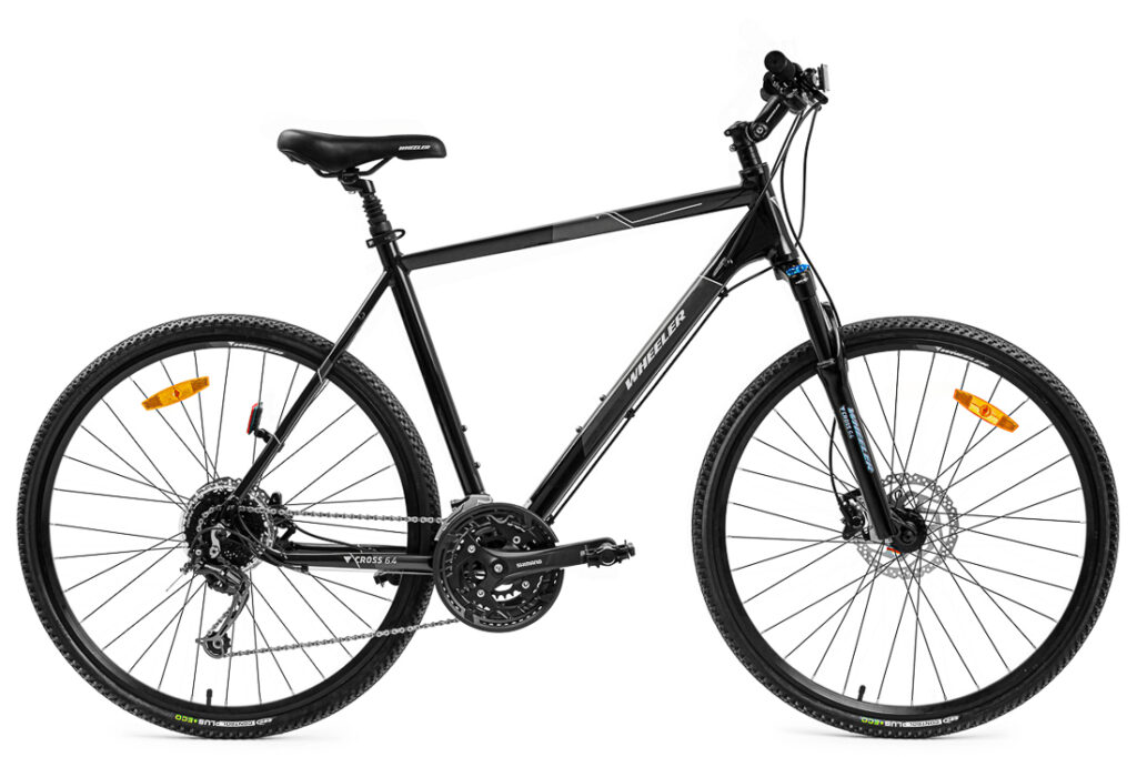 Fotografia produktowa roweru miejskiego na białym tle – packshot do sklepu internetowego