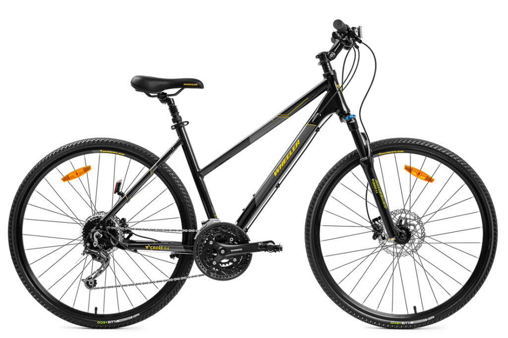 Zdjęcie produktowe roweru z reflektorami i odblaskami – fotografia do marketplace i Allegro