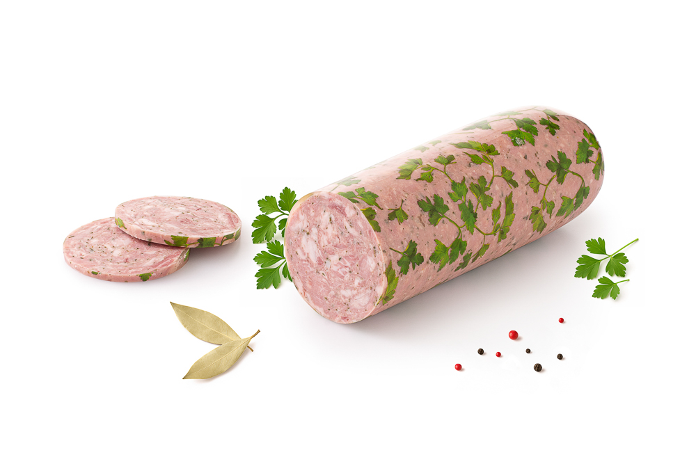 blok z piertuszką – profesjonalny food styling produktów garmażeryjnych.